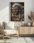 Plakat - Indian American Art Illustration Wallart 004