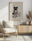 Poster - Cat shopping humor