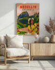 Plakat - Medellin Colombia Travel Poster