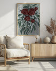 Poster - Zeldah red roses