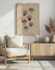 Plakat - Acorn and mushroom cookies