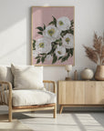 Poster - Evadne peonies in pink