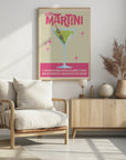 Plakat - Dirty Martini Cocktail art