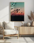 Plakat - Sunset Grass Fileld 01 - Admen.dk