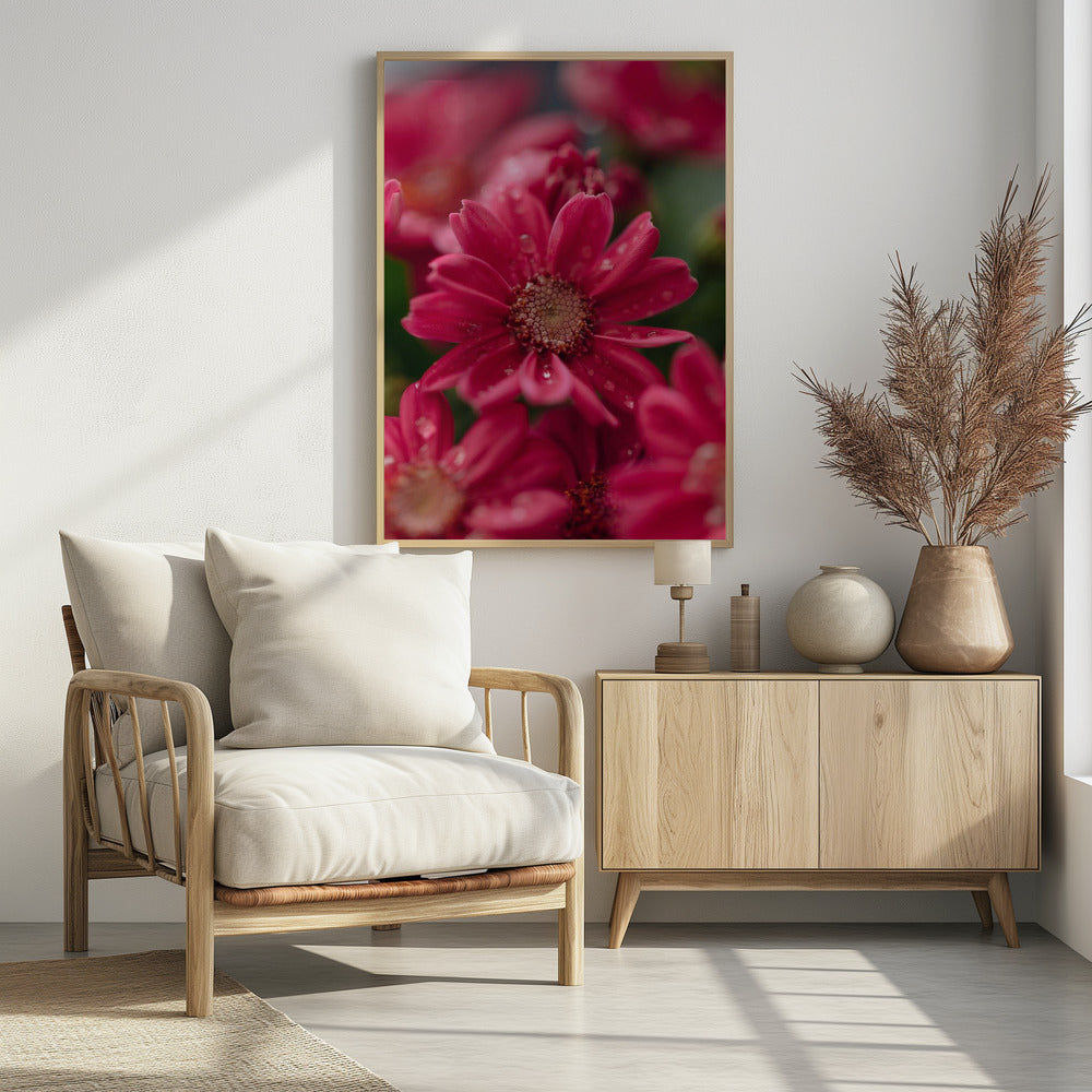 Plakat - Red Flowers 09 - Admen.dk