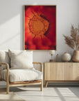 Plakat - Red Flowers 45 - Admen.dk