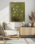 Plakat - White Flowers 01 - Admen.dk