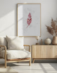 Poster - Pink Leaf Plants 14