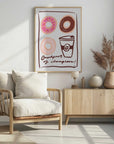 Plakat - Coffee and Donuts