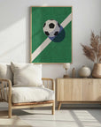 Plakat - Classic Soccer Field Ball