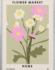 Plakat - Flower Market Rome - Admen.dk