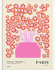 Plakat - Flower Market. Paris - Admen.dk