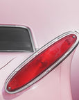 Plakat - US classic car 1961 Comet tail fin abstract