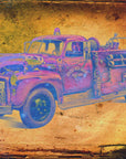 Plakat - Vintage firetruck