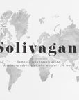 Plakat - Solivagant world map