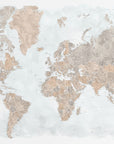 Plakat - Calista high detail world map