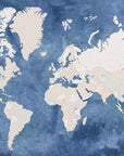 Poster - Hudson world map