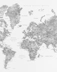 Plakat - Jimmy world map in Spanish