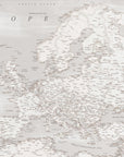 Poster - Lysander detailed map of Europe