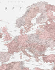 Poster - Piper detailed map of Europe