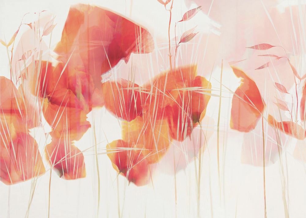 Plakat - Modern poppies