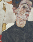 Plakat - Egon Schiele's Self Portrait With Physalis 1912 - Admen.dk