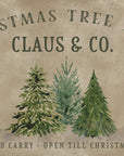 Plakat - Vintage Christmas tree farm (1)