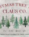 Poster - Vintage Christmas tree farm (2)