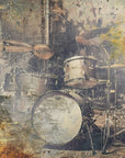 Plakat - Music Art Illustration 12 Drums