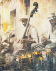 Plakat - Music Art Illustration 11 Jazz Band
