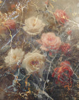 Plakat - Roses and Peonies Art Illustration 02