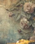 Plakat - Roses and Peonies Art Illustration 06
