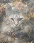 Plakat - Cat Animal Vintage Art Illustration Wallart 08
