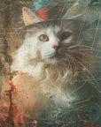 Plakat - Cat Animal Vintage Art Illustration Wallart 13