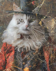 Plakat - Cat Animal Vintage Art Illustration Wallart 14