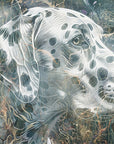 Plakat - Dog Animal Vintage Art Illustration Wallart 05