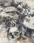 Plakat - Eagle Animal Vintage Art Illustration Wallart 08