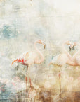 Plakat - Flamingo Animal Vintage Art Illustration Wallart 05
