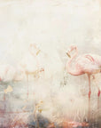 Plakat - Flamingo Animal Vintage Art Illustration Wallart 06