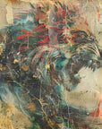 Plakat - Lion Animal Vintage Art Illustration Wallart 16