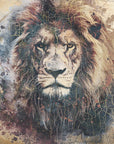 Plakat - Lion Animal Vintage Art Illustration Wallart 18