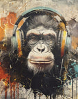 Poster - Monkey Animal Vintage Art Wallart 04