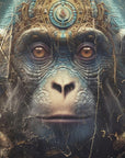 Plakat - Monkey Animal Vintage Art Illustration Wallart 05