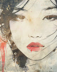 Plakat - Japan Ink Art Illustration Wallart 17