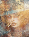 Plakat - Woman Portrait Abstract Art Illustration Wallart 04