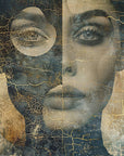 Plakat - Woman Portrait Abstract Art Illustration Wallart 45