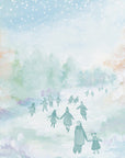 Poster - Winter skaters