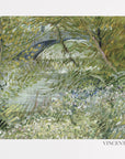 Plakat - River Bank In Springtime (1887) Horisontal - Admen.dk