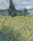 Plakat - Green Wheat Field With Cypress (1889) - Admen.dk