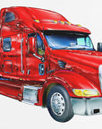 Poster - Red Truck 02